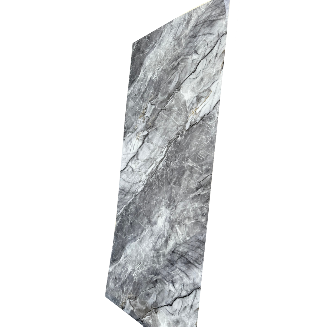 PVC-Platte - Grau Marmor