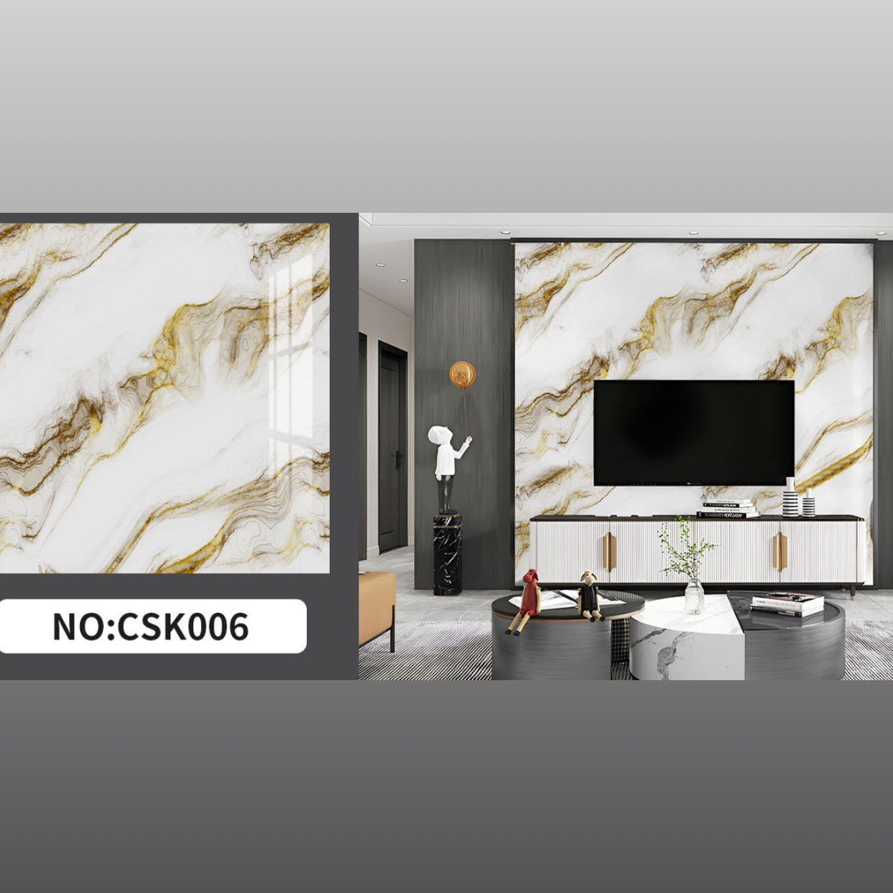 PVC Rolle (selbstklebend) - CSK006