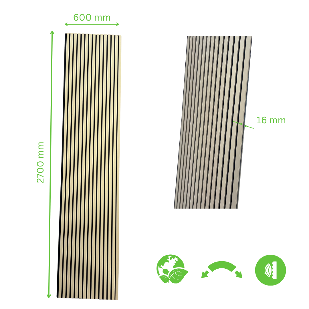 flexible Akustikpaneele - Gold