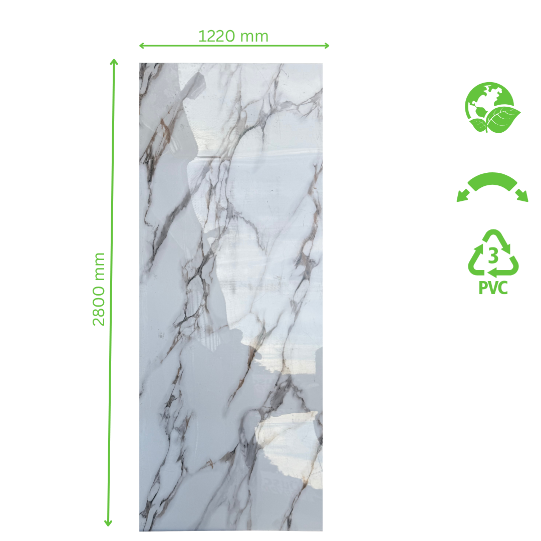 PVC-Platte - Gold Line Marmor 50/100