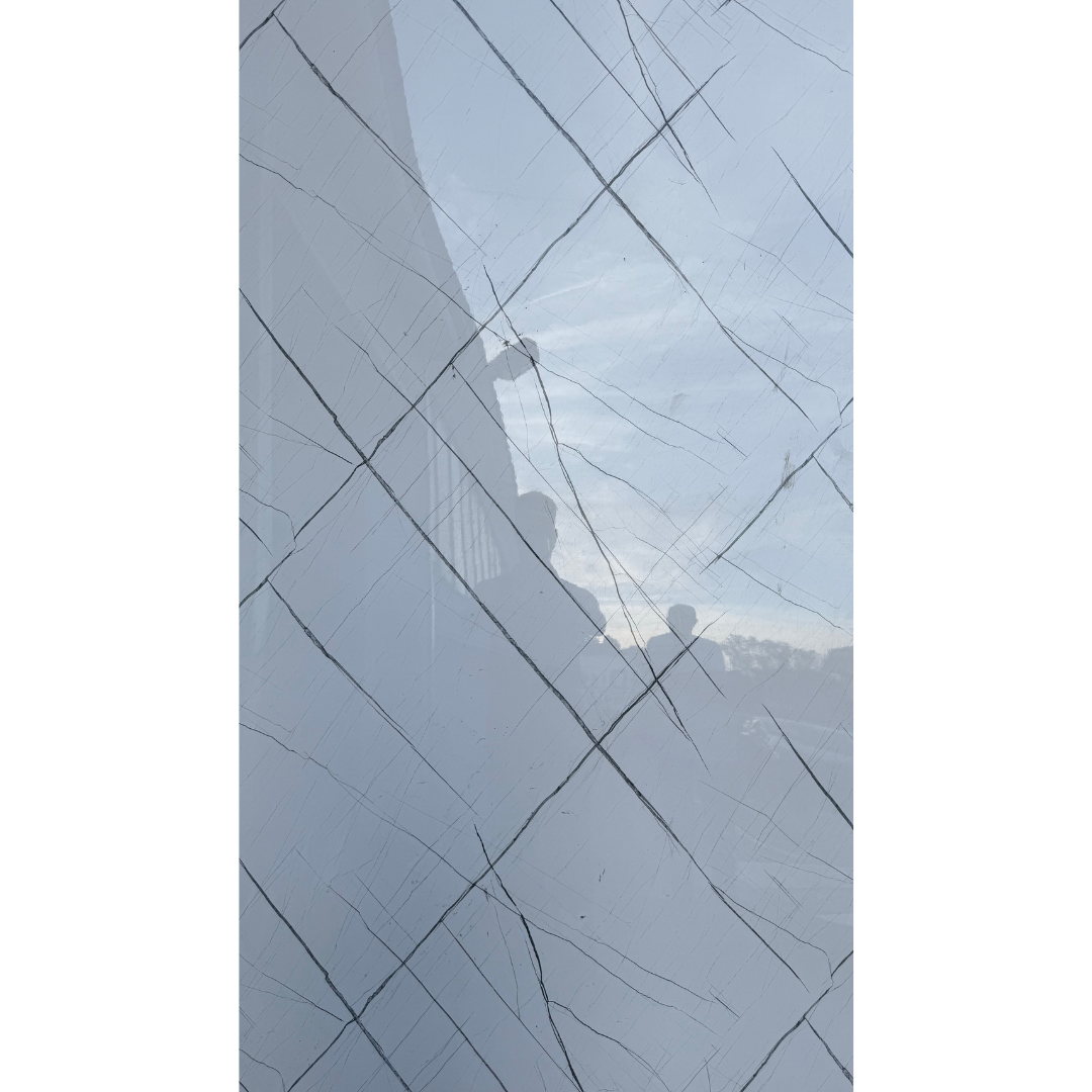 PVC-Platte - White Line Marmor