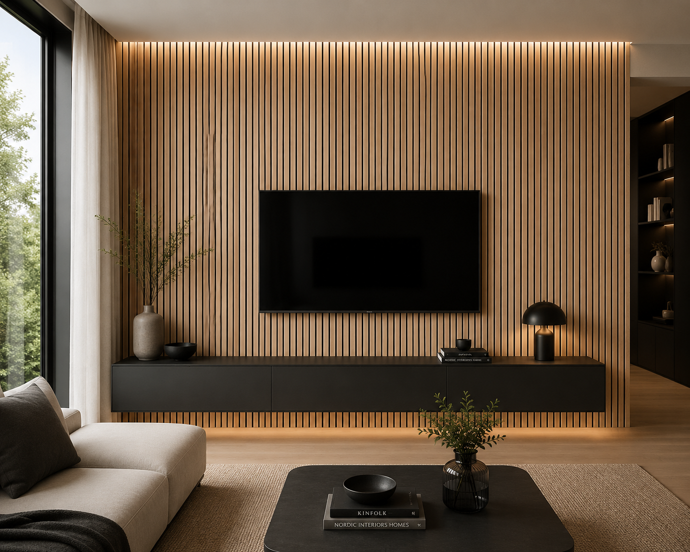 Akustikpaneel Basic Teak Natur