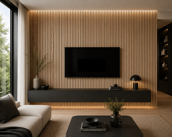 Akustikpaneel Basic Teak Natur