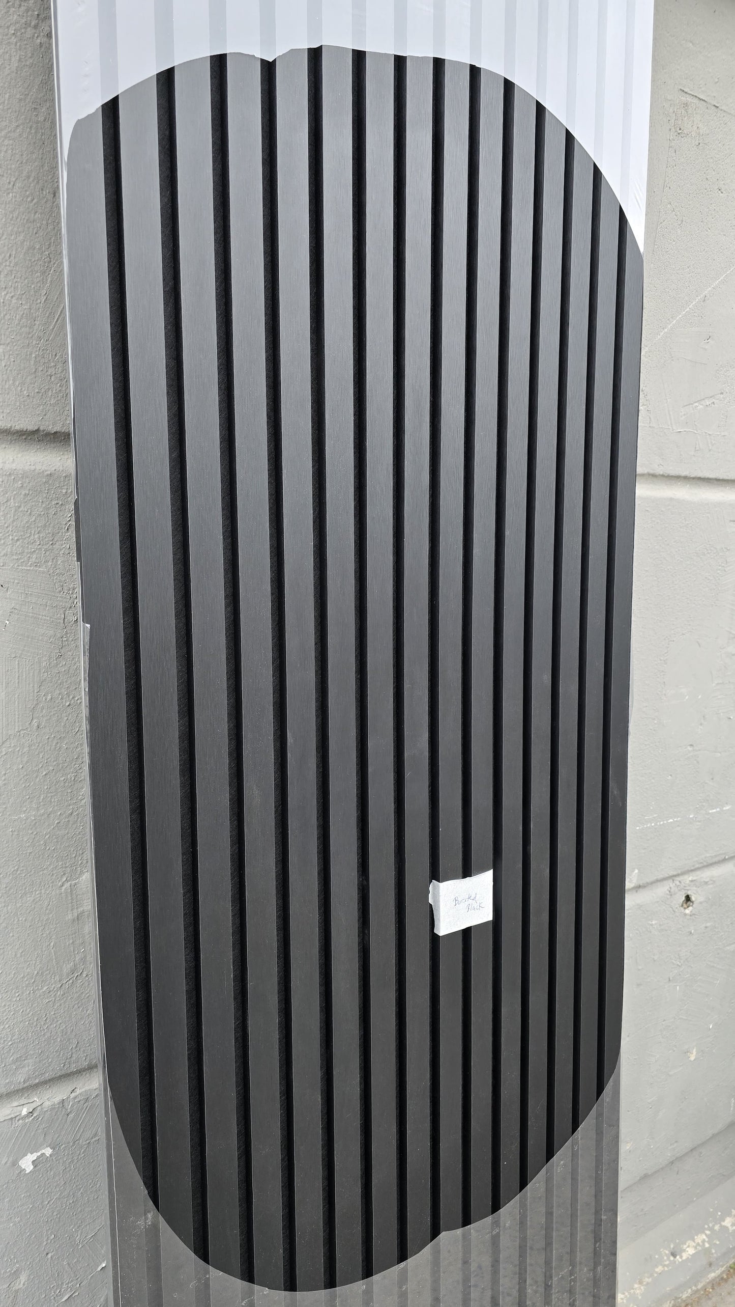 Akustikpaneel Brushed Schwarz