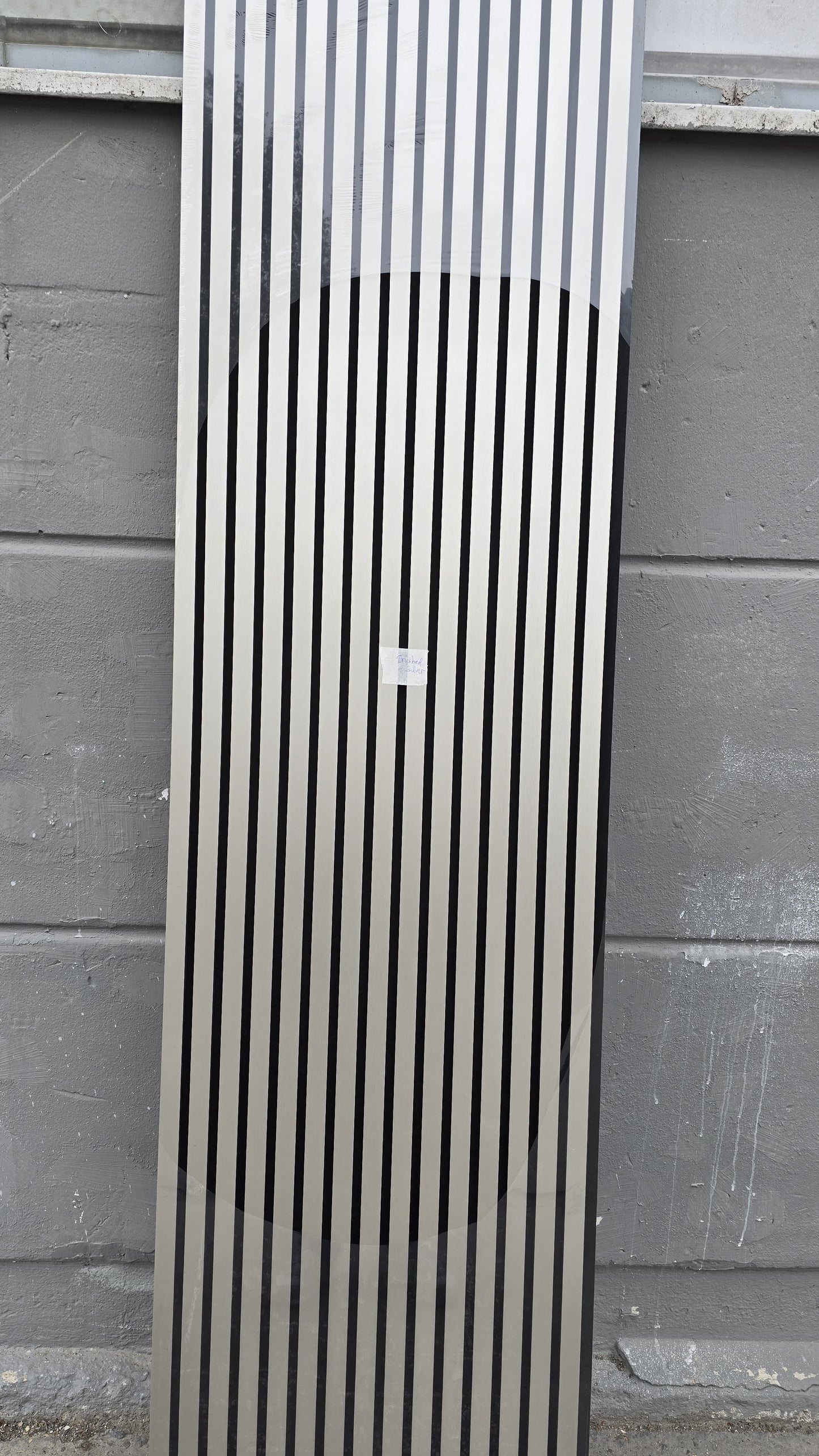 Akustikpaneel Brushed Silber