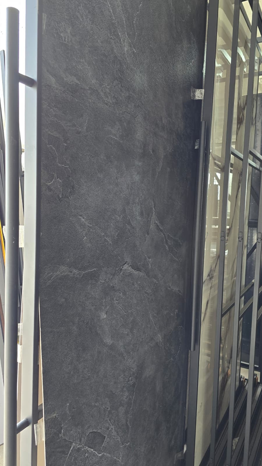 PVC Wandpaneel Schiefer Anthrazit