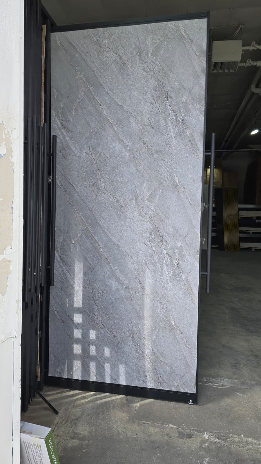 PVC Wandpaneel Stein Grau