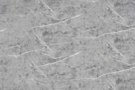 Selbstklebende PVC-Rolle Marmor Grau (Ader) Detailaufnahme