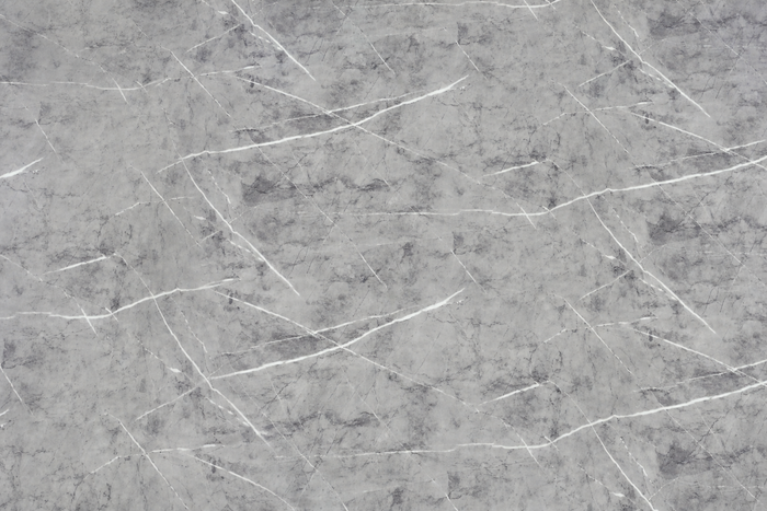 Selbstklebende PVC-Rolle Marmor Grau (Ader) Detailaufnahme