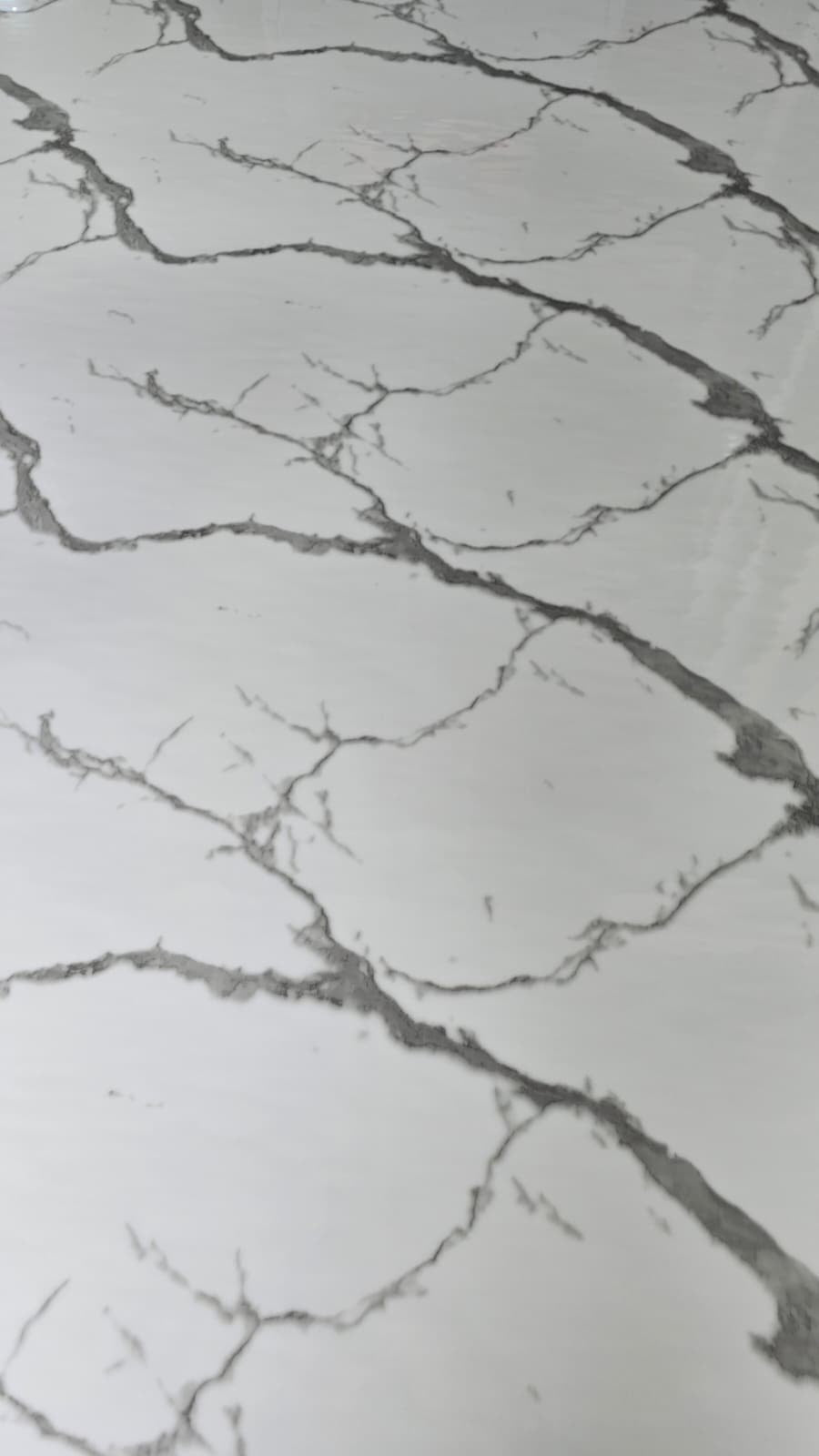 Selbstklebende PVC-Rolle Marmor Weiß Kristall Klebefolie Möbelfolie