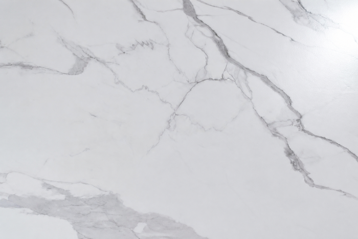 Vinylboden Marmor Statuario Weiß Hochglanz, Detailaufnahme