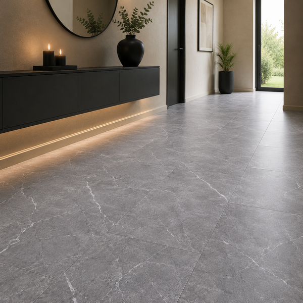 Vinylboden Marmor Grau
